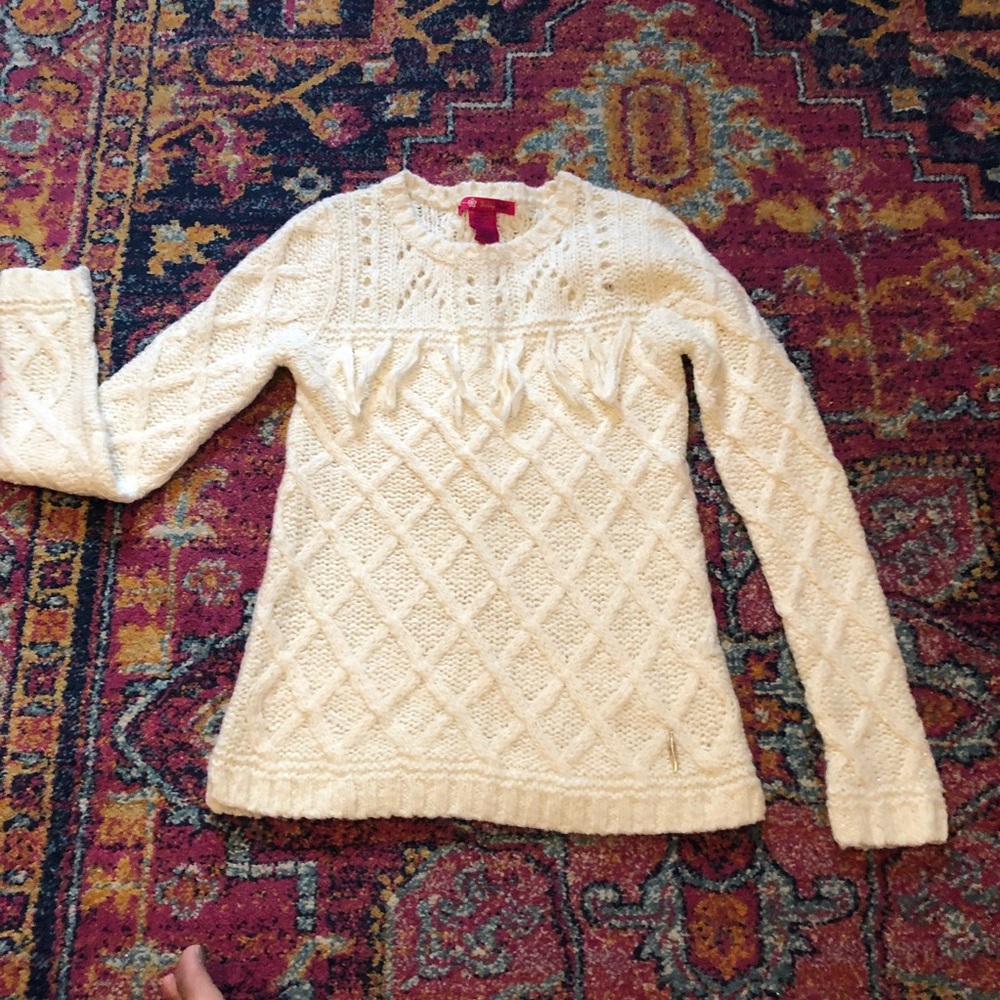 Shrinking Violet sweater EUC girls L anthro